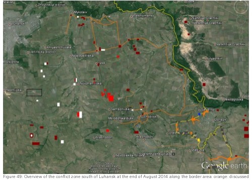 Bellingcat зафиксировал вторжение войск России в Украину