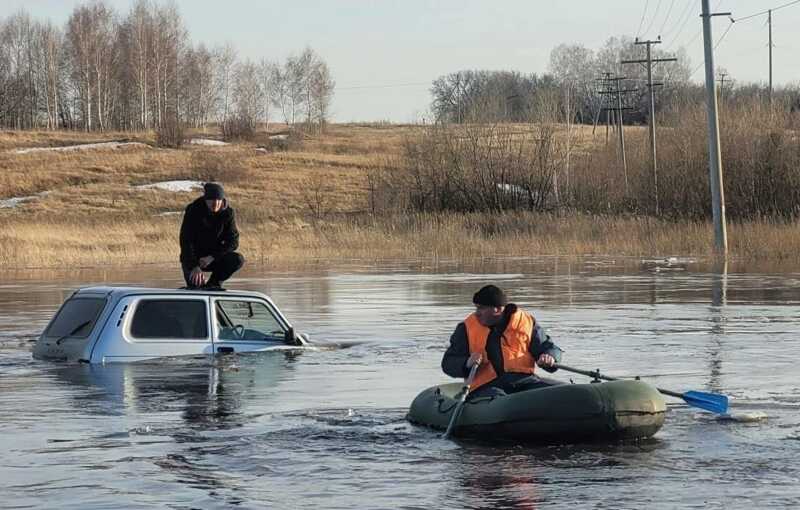 В связи с наводнением, в Алтайском крае был объявлен режим чрезвычайной ситуации