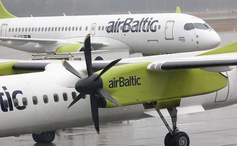 Латвийская AirBaltic теряет больше 4500 рейсов из-за затянувшегося ремонта двигателей