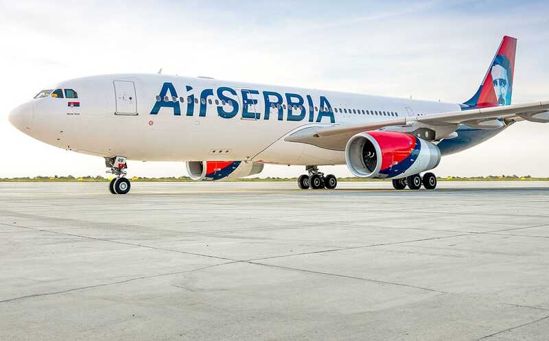 Air Serbia приостанавливает рейсы в российские города