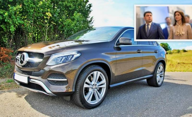 Жена Гройсмана купила "Mercedes" за 2 миллиона грн