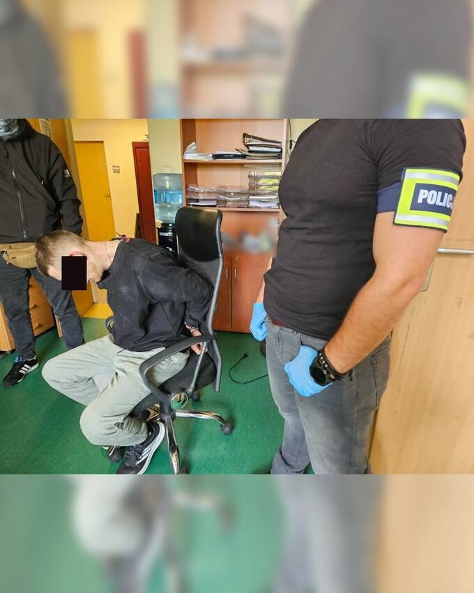 В Польше задержали серийного вора, скрывшегося в подвале с оружием